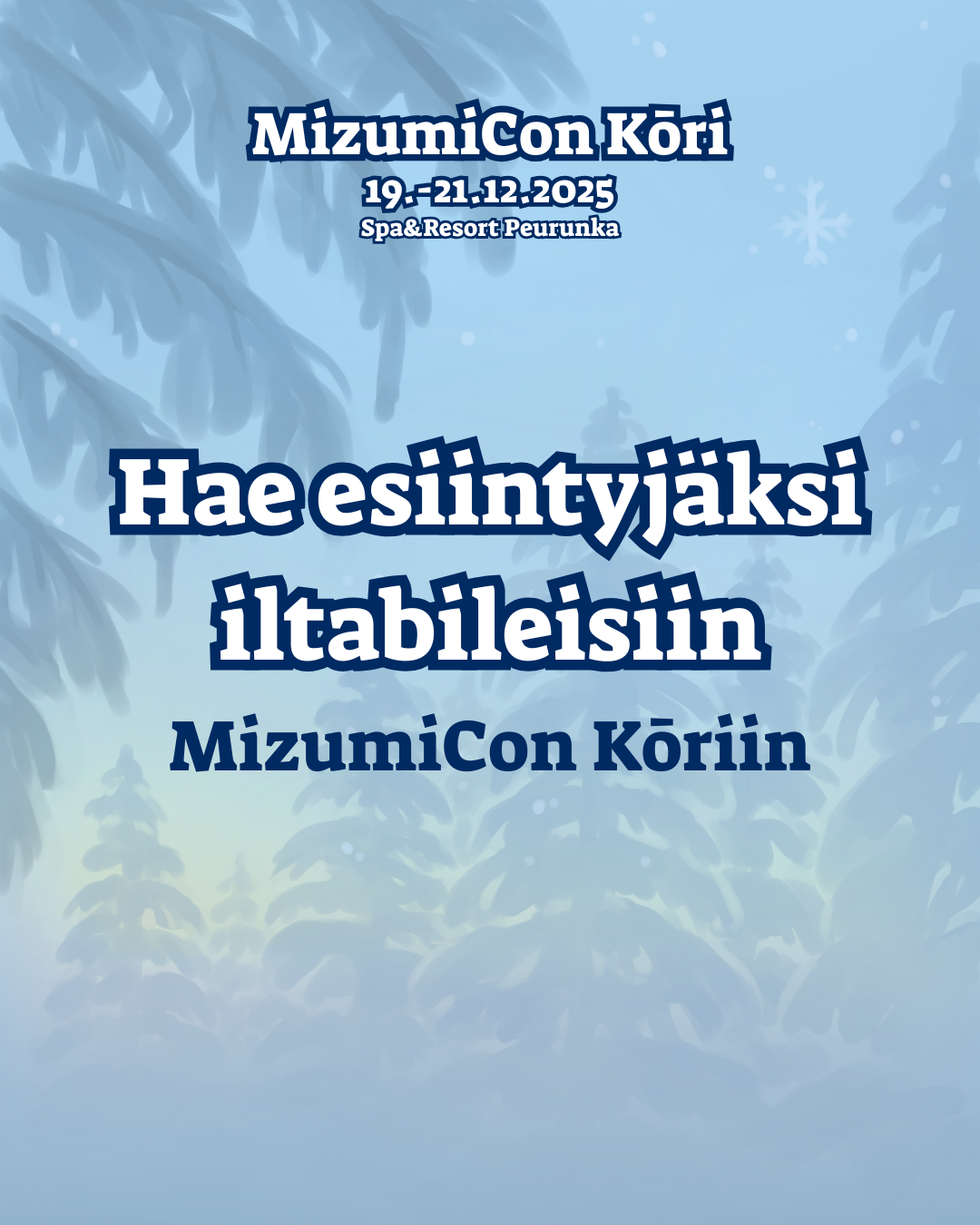 Iltabile-esiintyjien haku on käynnissä!
