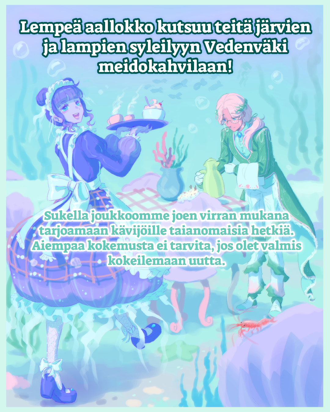 MizumiCon 2026 – työvoima-, meidokahvila- ja ohjelmahaku ovat avautuneet!